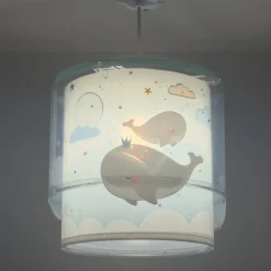 Dalber Whale Dreams hanglamp, blauw