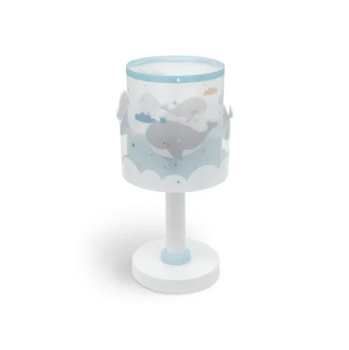 Dalber Whale Dreams tafellamp, blauw