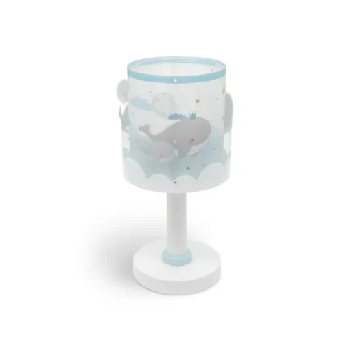 Dalber Whale Dreams tafellamp, blauw