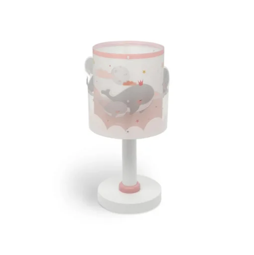 Dalber Whale Dreams tafellamp, pink