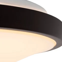 Dasher LED plafondlamp, zwart, Ø 34,8 cm, 2700 K, IP44