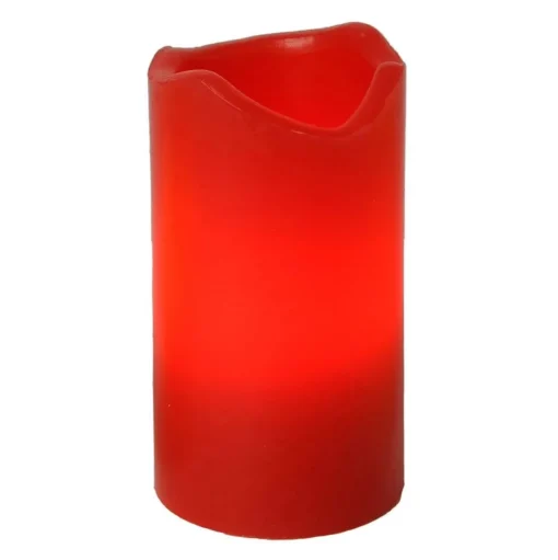 4-de set - Candle LED kaarsen, rood