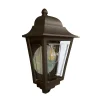 Deco Lane buitenwandlamp, brons, lantaarn, aluminium, IP44
