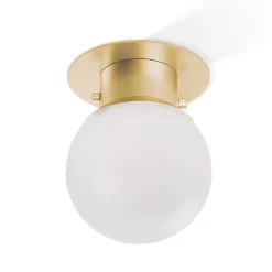 Decor Walther Globe 20 plafondlamp, goud/mat