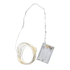Decoratie ster Flinga papier met magneet, batterij