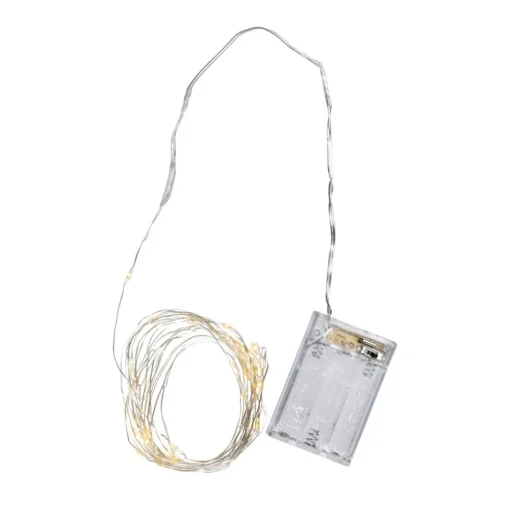 Decoratie ster Flinga papier met magneet, batterij