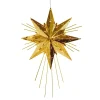 Decoratie ster Mini Luxe van metaal, messing