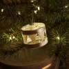 Decoratieve hanger Elly met LED, Ø 7 cm, zilver