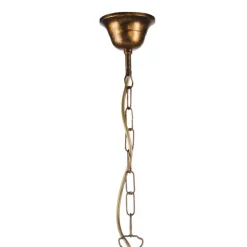 Delia kroonluchter, bronskleurig, 3-lamps, Ø 60 cm