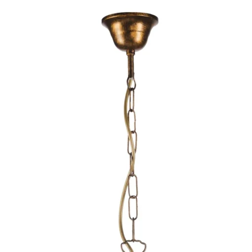 Delia kroonluchter, bronskleurig, 3-lamps, Ø 60 cm