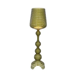 Design vloerlamp Kabuki met LED's, groen