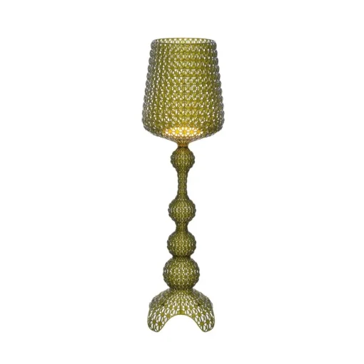 Design vloerlamp Kabuki met LED's, groen