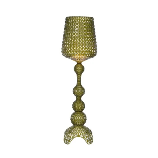 Design vloerlamp Kabuki met LED's, groen