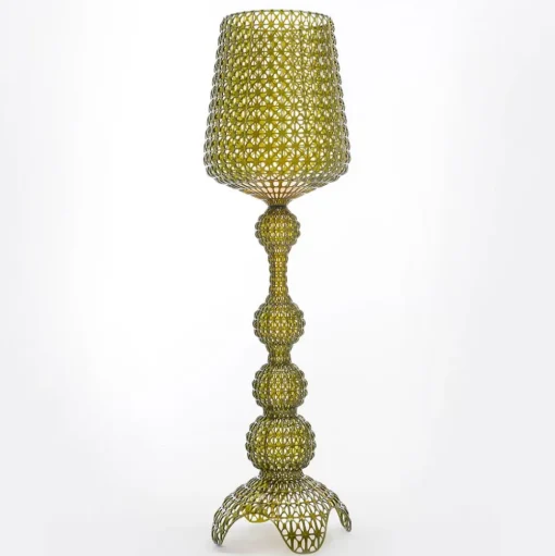 Design vloerlamp Kabuki met LED's, groen