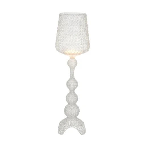 Design vloerlamp met LED's, transparant