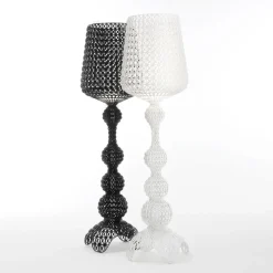 Design vloerlamp met LED's, transparant