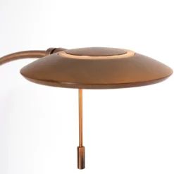 Dim- en verstelbare LED vloerlamp Zenith brons