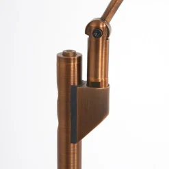 Dim- en verstelbare LED vloerlamp Zenith brons