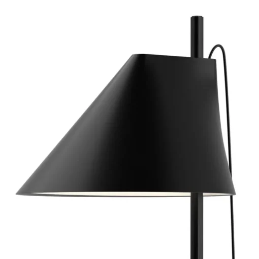 Dimbare designer LED tafellamp Yuh in zwart