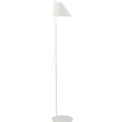 Dimbare designer LED tafellamp Yuh in wit