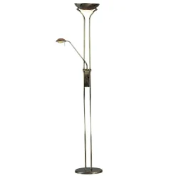 Dimbare uplighter Jerik, antiek messing