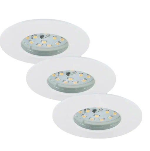 Dime LED inbouwlamp Attach Dim, IP44, SetE van 3, wit