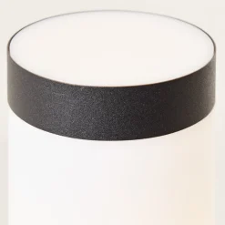 Dody Sensor sokkellamp, zwart, metaal, kunststof, E27