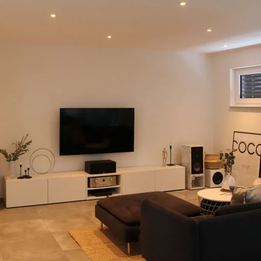 DOTLUX MULTIsun LED inbouwlamp, rond, nikkel