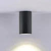 Downlight CAN, zwart, IP44, Ø 6 cm, metaal, GU10
