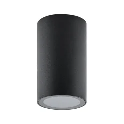 Downlight CAN, zwart, IP44, Ø 6 cm, metaal, GU10