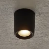 Downlight Livia 9,6 cm zwart/berijpte kunsthars GU10 CCT