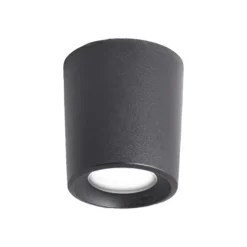 Downlight Livia 9,6 cm zwart/berijpte kunsthars GU10 CCT