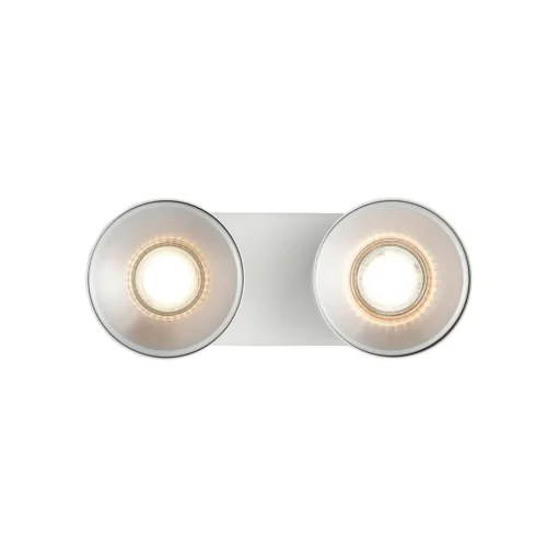 Downlight Pitcher, GU10, 2-lamps, metaal, wit