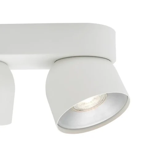 Downlight Pitcher, GU10, 2-lamps, metaal, wit