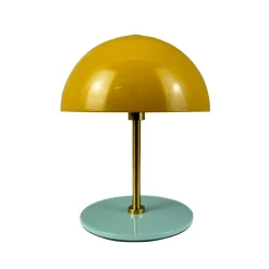 Dyberg Larsen LED tafellamp Along, curry, hoogte 20 cm