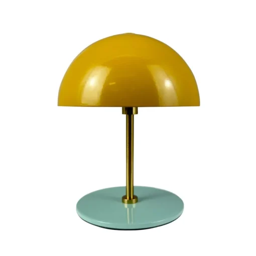 Dyberg Larsen LED tafellamp Along, curry, hoogte 20 cm