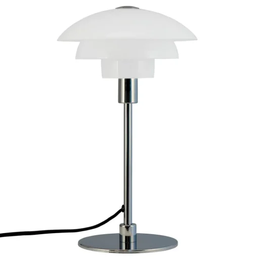 Dyberg Larsen Morph tafellamp, opaal, hoogte 35 cm, glas