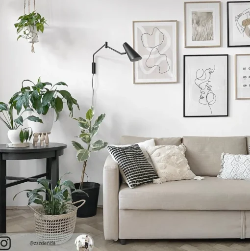 Dyberg Larsen Noa wandlamp met scharnier, zwart