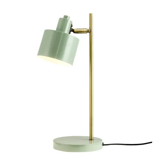 Dyberg Larsen Ocean tafellamp, olijf, hoogte 43 cm, metaal