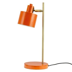Dyberg Larsen Ocean tafellamp, oranje, hoogte 43 cm, metaal