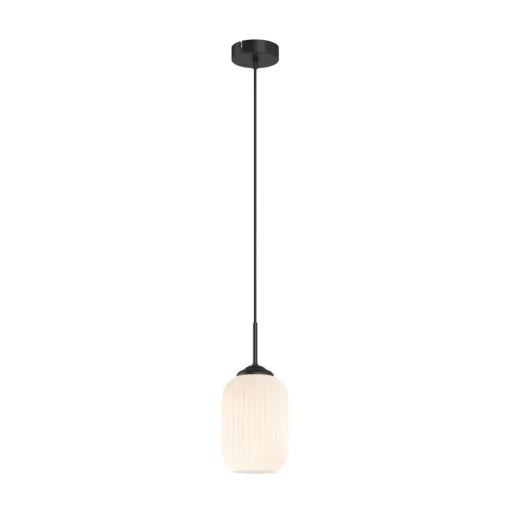 DYBERG LARSEN Riflet glazen hanglamp, Ø 14 cm