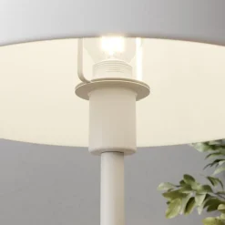 Dyberg Larsen Stockholm tafellamp E14, 43 cm wit