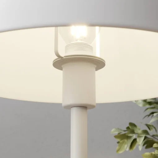 Dyberg Larsen Stockholm tafellamp E14, 43 cm wit