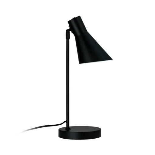 Dyberg Larsen tafellamp DL12, zwart, hoogte 44,5 cm, metaal