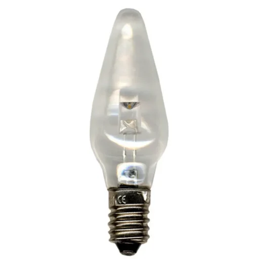 E10 0,2W 10-55V LED reservelampen per 3, helder