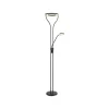 Ebro LED uplighter met LED leeslamp, dimbaar