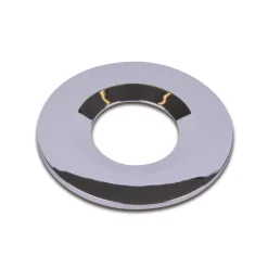 Eco R 68 LED inbouwspot, chroom, Ø 9 cm, metaal, IP65 CCT
