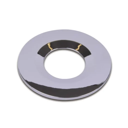 Eco R 68 LED inbouwspot, chroom, Ø 9 cm, metaal, IP65 CCT
