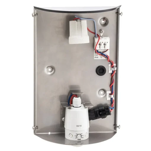 Eenvoudige buitenwandlamp Marco 3, met sensor