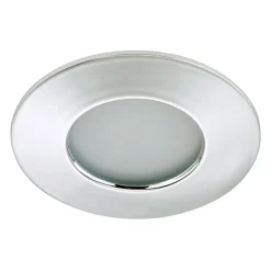 Efficiënte LED inbouwspot Nikas IP44 chroom